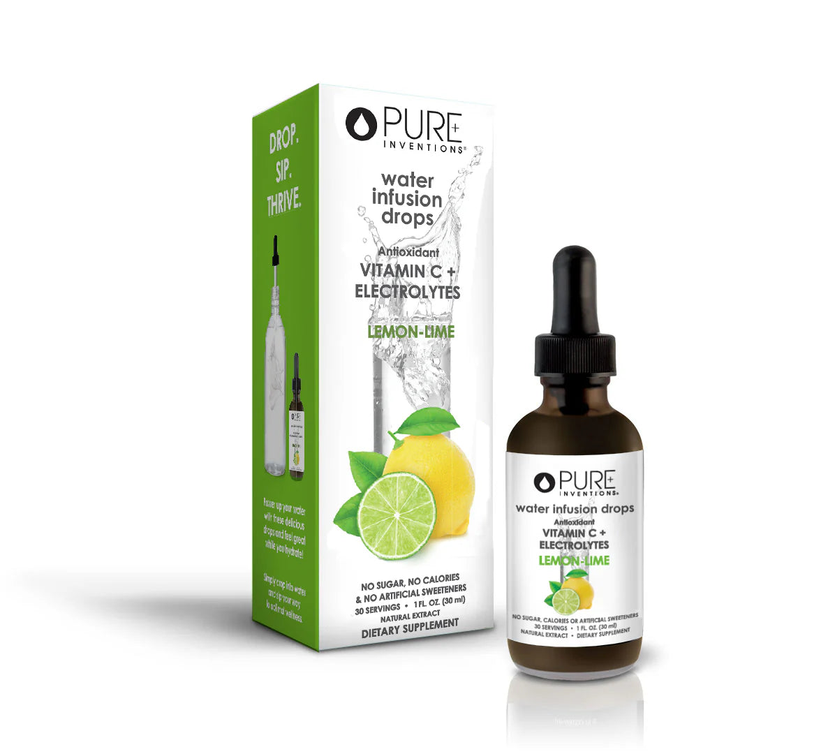 PURE Inventions Water Drops- Lemon Lime
